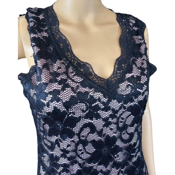 Liberty Love‎ Sleeveless Lace Dress in Black Size Small - Picture 5 of 5